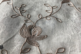 Embroidered Curtain Material