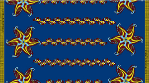 Royal blue ankara fabric