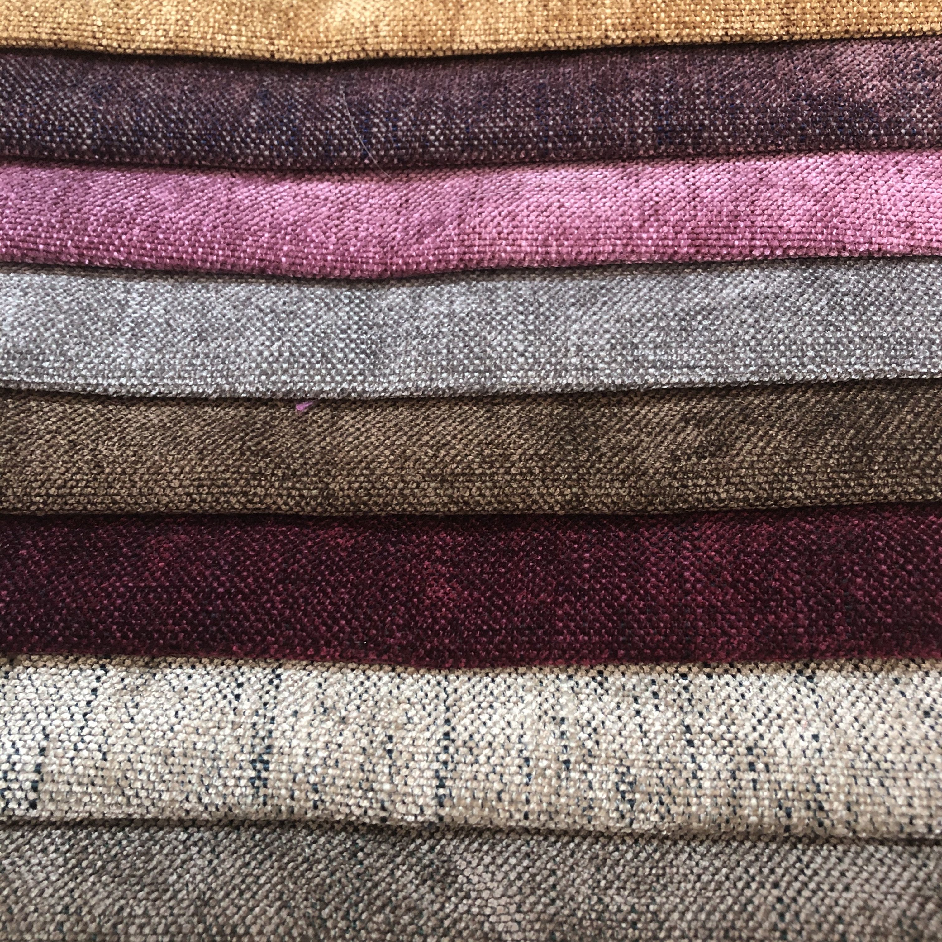 Wholesale Soft Touching Linen Upholstery Jacqurad Sofa Fabric 